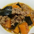ばんしょう's cooksnap of when they made 豚挽肉とかぼちゃの生姜あんかけ煮物.