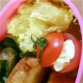 ぁ-たん's cooksnap of when they made 簡単お弁当　プチトマトの中身はなぁんだ！.