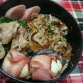 びんび❤'s cooksnap of when they made お弁当に★ちくわのお好み焼き風.