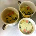 airi777's cooksnap of when they made お茶漬けの素で茶碗蒸し！！.