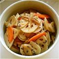 ふんわりももこ's cooksnap of when they made 黒酢入り☆蓮根と人参の炒めなます.