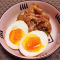 まめ39's cooksnap of when they made ♡◎豚バラと長ネギのすき煮風♪半熟卵入り.