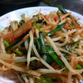 うめとろ's cooksnap of when they made もやしとニラのキムチ炒め.