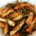 れいコロ's cooksnap of when they made ☆刻みこんぶとごぼう天のマヨ炒め☆.