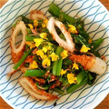 suzme's cooksnap of when they made 菜の花と竹輪の簡単合え♪.