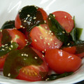 chieko333's cooksnap of when they made やさしい♪トマトとワカメのさっぱりサラダ.