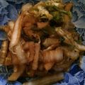 真愛ママ's cooksnap of when they made たくあんのキンピラ.
