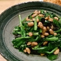 やゆよ910's cooksnap of when they made 簡単＊ほうれん草と納豆のあげ玉おひたし.