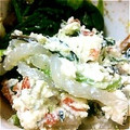 ユーロン's cooksnap of when they made 簡単☆ほうれん草とこんにゃくの白和え.