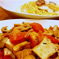 8YUKIdrm8's cooksnap of when they made 厚揚げとトマトとアンチョビと。.