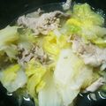 健脚バンビ's cooksnap of when they made 豚肉と白菜の塩こうじ煮.