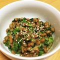 風★鈴's cooksnap of when they made 納豆アレンジ【ごま油風味】.
