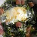 エマリア1226's cooksnap of when they made ピザチーズとほうれん草のココット.