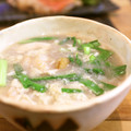 ちゃんねるゆみ's cooksnap of when they made 海老と韮のとろり～んレンコンスープ.
