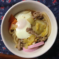 SEA1623's cooksnap of when they made 豚肉と白菜の煮込みうどん.