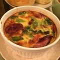 catsaddict's cooksnap of when they made ブロッコリーとウインナーの簡単フラン.