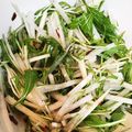 corruptex's cooksnap of when they made ごま油と塩のみ♪シンプル水菜大根サラダ.