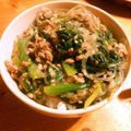komugiko4's cooksnap of when they made ほうれん草とひき肉の春雨ど～ん♪.