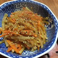 クックBKS6E9☆'s cooksnap of when they made 大根と人参のきんぴら.