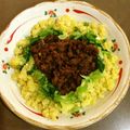 rosapiggy's cooksnap of when they made 極上そぼろ丼.