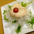 ぐーたらレシピ研究所's cooksnap of when they made 大根サラダ　辛子明太子マヨソース.