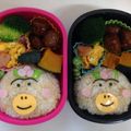 しっぽまん's cooksnap of when they made キャラ弁■はなかっぱ弁当.