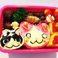 しなはゆ's cooksnap of when they made セーラーニャンの妖怪ウォッチ簡単キャラ弁.