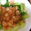 34tyan's cooksnap of when they made 海老と青梗菜の炒め合わせ.