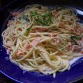 bulico's cooksnap of when they made 鮭フレークで！簡単クリームパスタ♪.