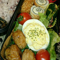 junpoko's cooksnap of when they made ゆで卵でお弁当おかず♪.
