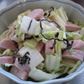 そらりんぽん's cooksnap of when they made おさかなのソーセージと白菜の和風サラダ.