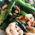 トニー・モンタナ's cooksnap of when they made 豚肉のオイスター炒め♪小松菜と一緒に☆.