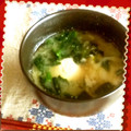 こは＊'s cooksnap of when they made ＊ほうれん草と半熟卵のお味噌汁＊.