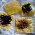 クックHMODZ3☆'s cooksnap of when they made お好み焼きのお隣で…チーズせんべい.