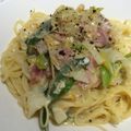 koebi's cooksnap of when they made 意外な美味しさ、味噌カルボナーラ.