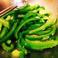 USstudent's cooksnap of when they made 簡単!!お弁当にも♡ピーマンのナムル.