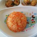 airi777's cooksnap of when they made 離乳食　超簡単★レンジでにんじんごはん.