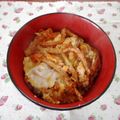 pitachan1's cooksnap of when they made 残ったかき揚げで　”かき揚げ丼”.