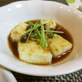 sanychang's cooksnap of when they made 揚げずに簡単♪あんかけ揚げ出し豆腐♪.