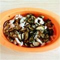 kreuzhazel's cooksnap of when they made 茄子としめじの大葉塩麹和え.