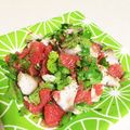 Yurialoha's cooksnap of when they made しめさば香菜グレープフルーツのサラダ.
