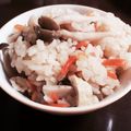 rira。's cooksnap of when they made ☆鶏肉と舞茸のホカホカ炊き込み御飯☆.