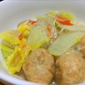 takabon's cooksnap of when they made ＊肉団子と白菜の中華煮＊.