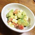 mii219's cooksnap of when they made アボカドとトマトとクリームチーズのサラダ.