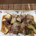 ｐ−ちゃん's cooksnap of when they made 厚揚げポーク巻き焼き.