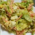 umizora's cooksnap of when they made キャベツとゆで卵の粒マスタードサラダ.