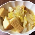 cocolapin's cooksnap of when they made 白菜と厚揚げの　味噌バター醤油煮.