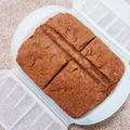 あてころ's cooksnap of when they made ルクエでチョコ蒸しパン.