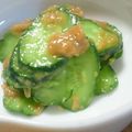 ょっちん家's cooksnap of when they made 胡瓜の梅味噌和え.