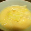 TYSK's cooksnap of when they made 味噌汁（油揚げ＋キャベツ＋大根）.